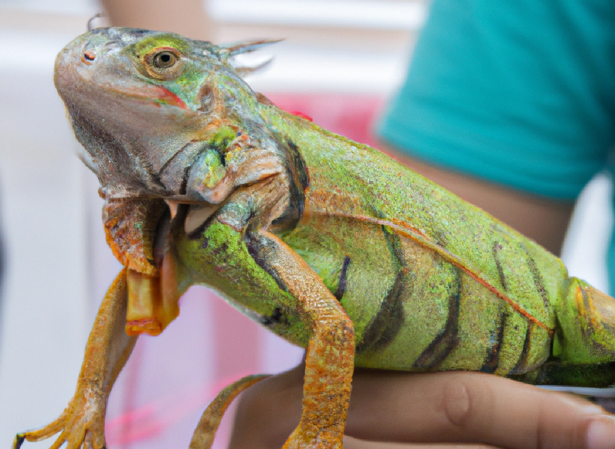 como tener una iguana como mascota