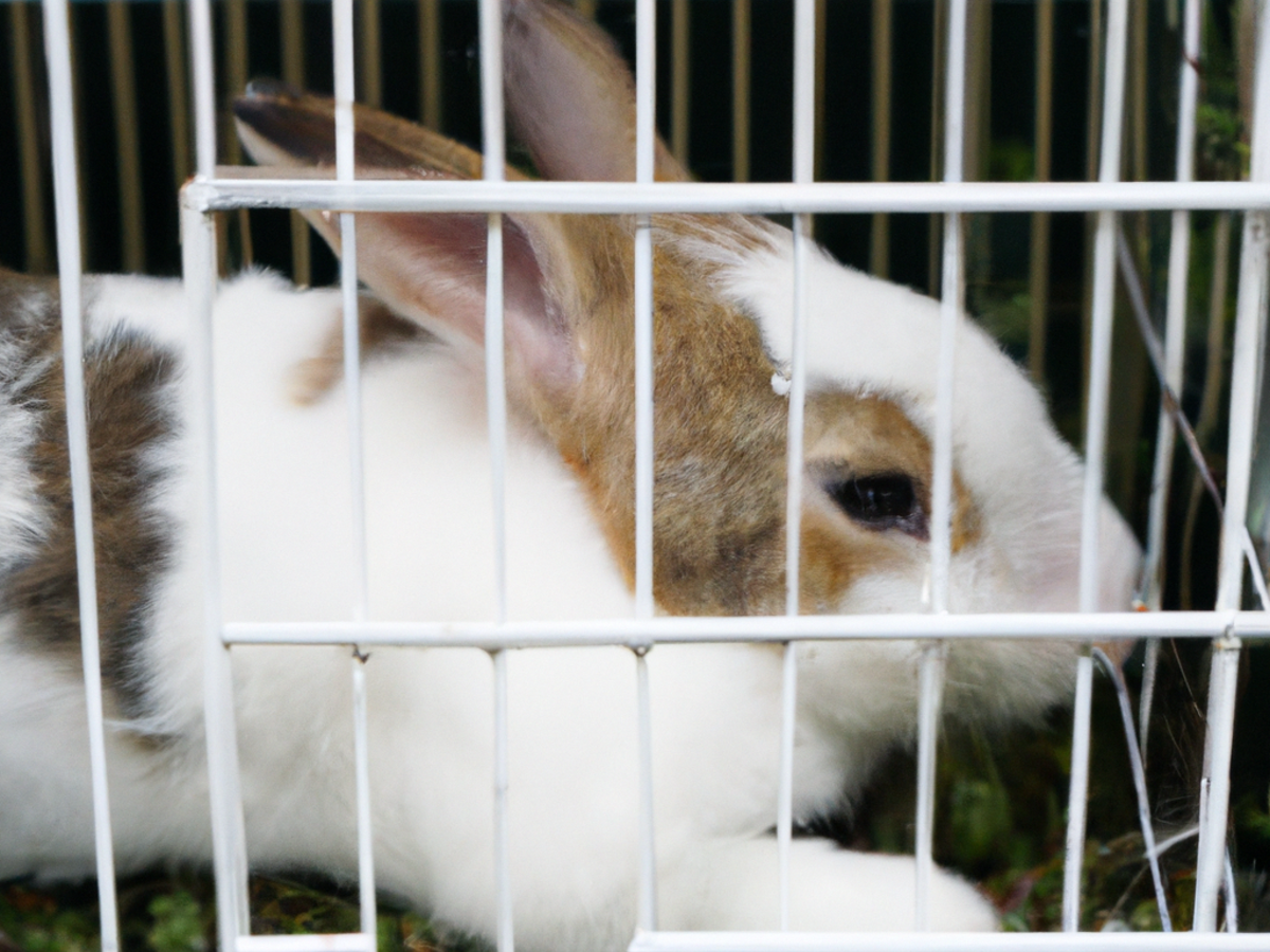 donde colocar la jaula de un conejo