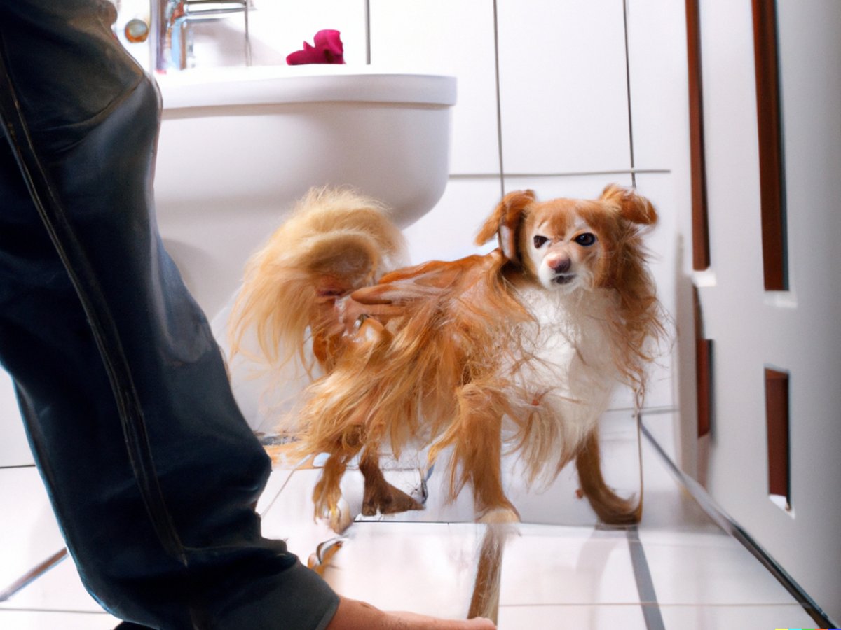 perche il cane mi segue in bagno