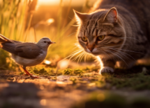 contents a real photo of a cat hunting a bird beautiful editori 396a97e7 d042 4d56 9679 c7ef70ff2abb