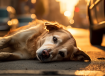 contents a real photo of a dog lying on the street injured afte bef4a7bd 13a0 442a 8ddd 6feabf71958f