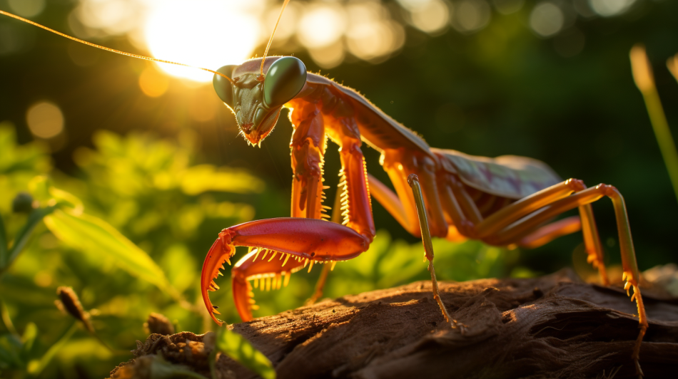 contents a real photo of a praying mantis sunlight natural ligh cde39242 b437 4a8c b9e2 c4ea1ff432df