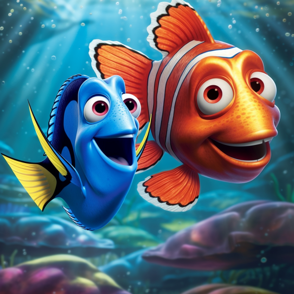 contents capture the spirit of nemo and dori from disney cartoo 64bbe08a b412 4ad1 a275 414c1bb18156