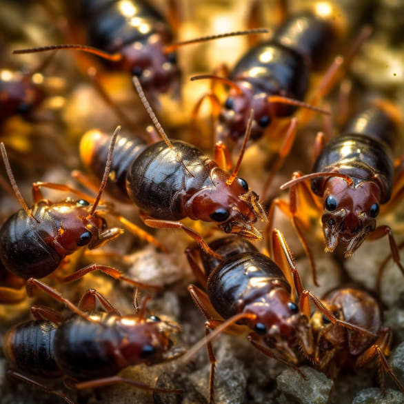 contents create a real photo of many earwigs seen from above on 202a5869 12f9 4d04 bee9 cdf3c94000f6