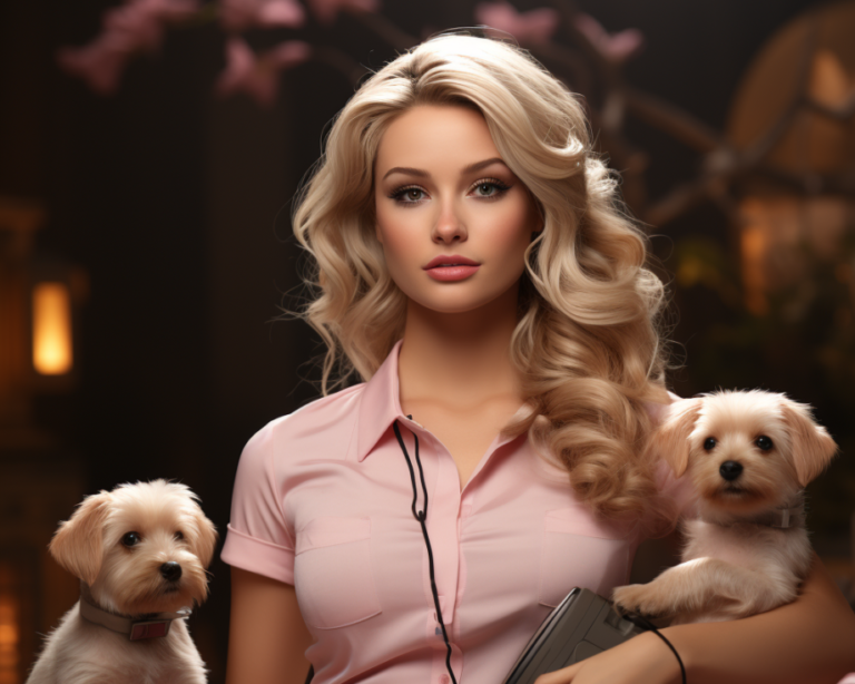 contentcreativestudio an editorial photo of barbie with her pup 7dd38bfc 1cac 41f5 ae42 ce6fe407f8aa