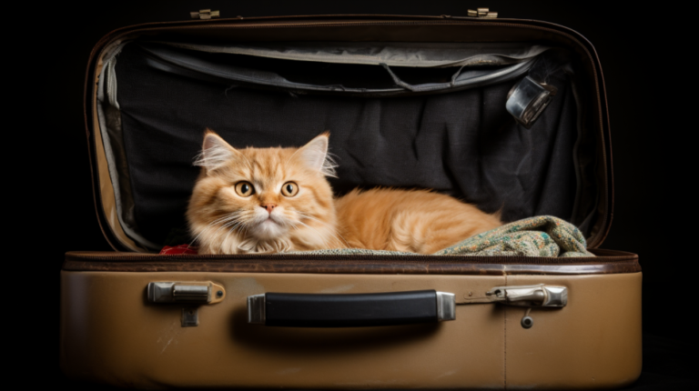 perche il gatto si infila nella valigia