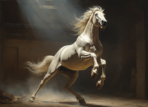 cosa significa quando un cavallo scalcia