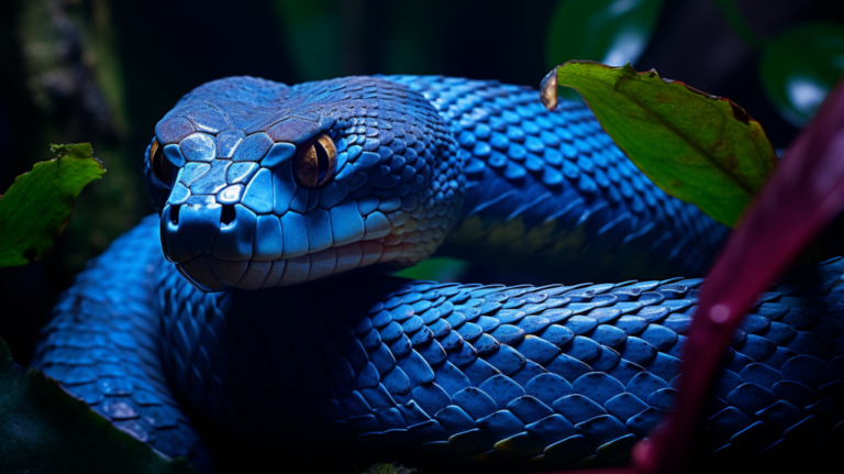 cosa significa sognare un serpente blu