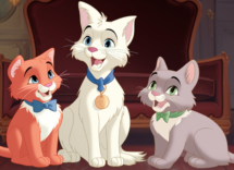 gli animali nel film disney gli aristogatti