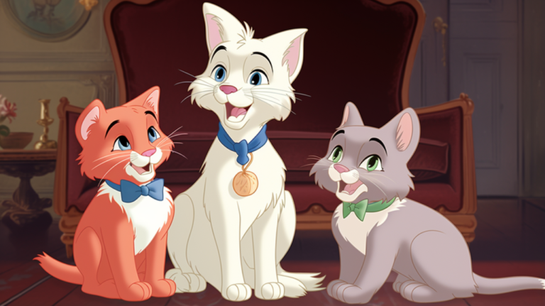 gli animali nel film disney gli aristogatti