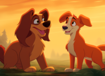 gli animali nel film red e toby