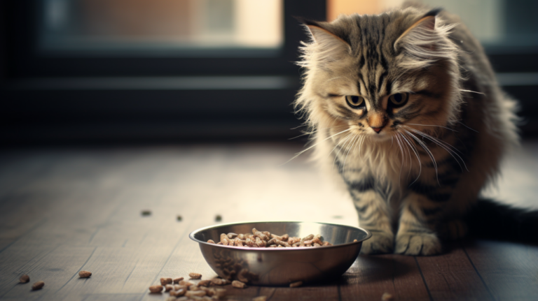 perche il mio gatto sposta il cibo fuori dalla ciotola