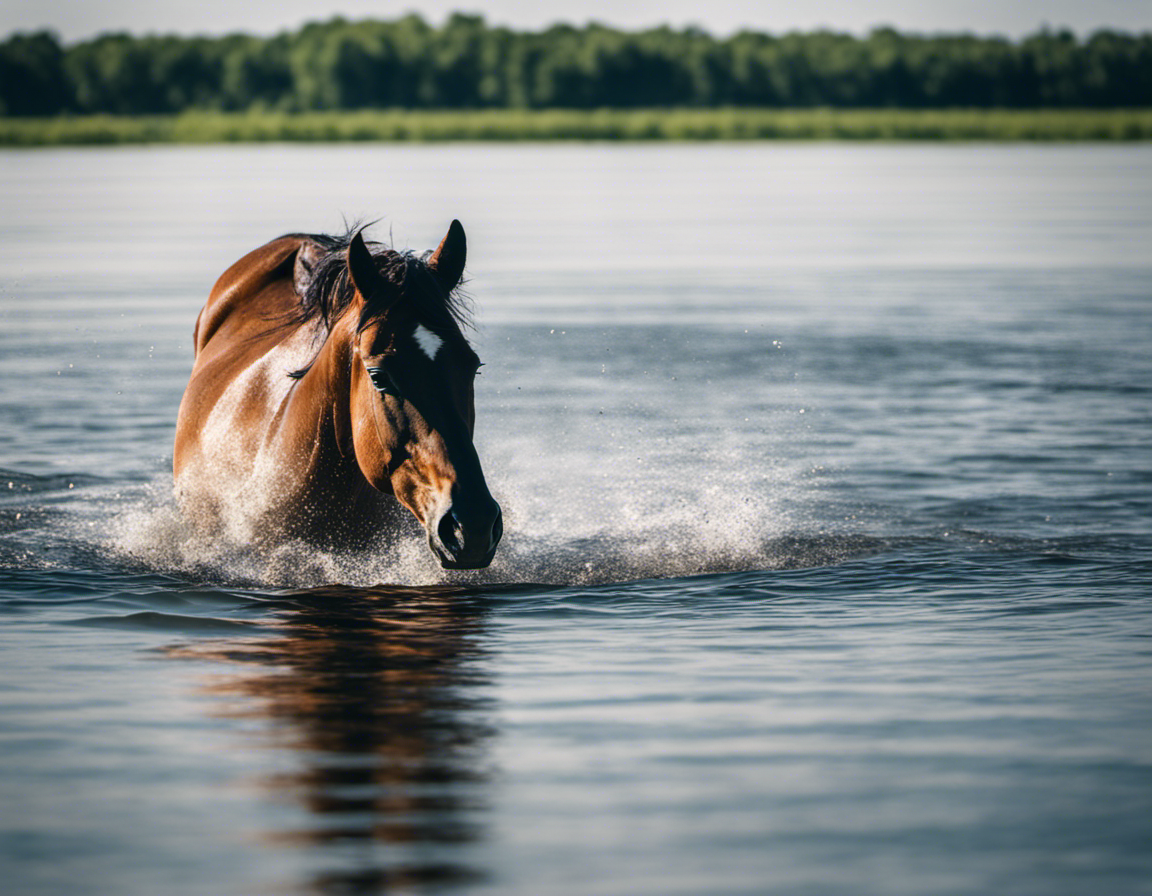 i cavalli sono ottimi nuotatori