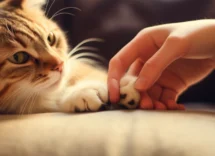 cosa vuol dire quando il gatto ti tocca con la zampa