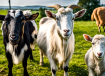 cura e benessere degli animali da latte mucche capre e pecore