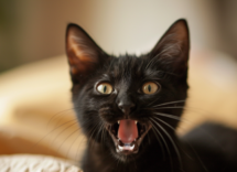 perche il mio gatto mi guarda e miagola