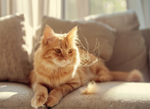 Cómo limitar la caída del pelo en los gatos