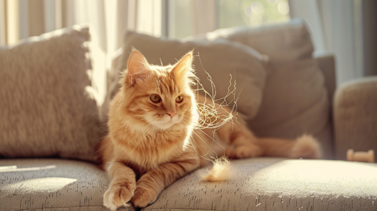 Cómo limitar la caída del pelo en los gatos