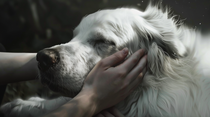 cosa significa sognare di accarezzare un cane bianco