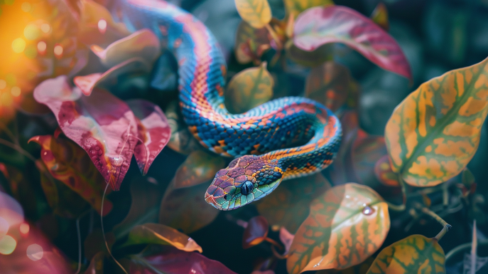 cosa significa sognare un serpente colorato