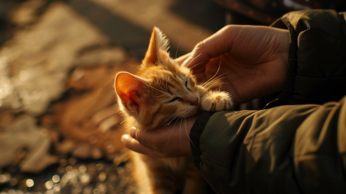 dove non accarezzare un gatto