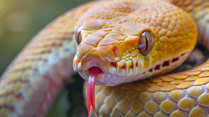 i serpenti percepiscono gli odori con la lingua 1