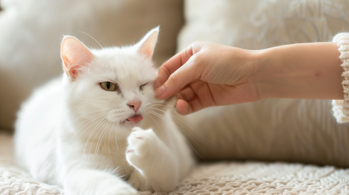 perche se accarezzo il mio gatto lui si lava