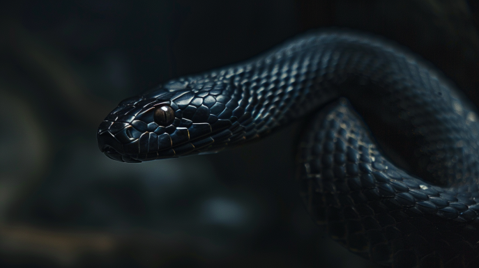 ¿Qué significa soñar con serpientes negras?
