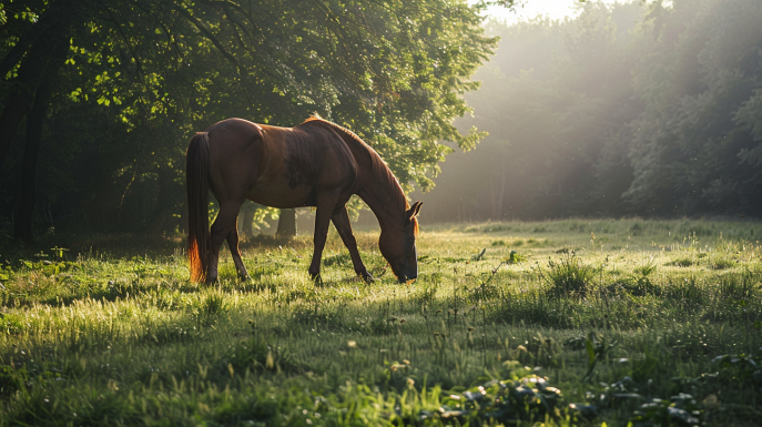 ¿Los caballos son herbívoros?