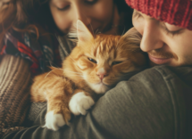 ¿Por qué "estorba" el gato cuando nos abrazamos?