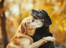 cosa significa quando i cani si abbracciano