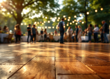 Concursantes en la competencia de baile mostrando sus habilidades