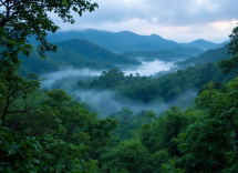 Lobo en su hábitat natural, símbolo de equilibrio ecológico