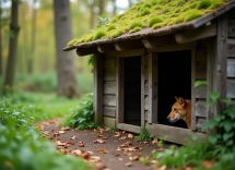 Animali in un rifugio amorevole e accogliente