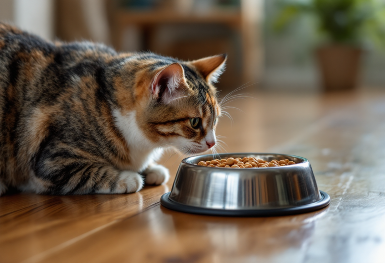 Gato bebiendo leche, mitos sobre su alimentación