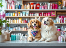 Animali domestici con stili di bellezza innovativi