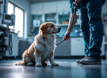 Veterinaria che cura animali con dedizione e amore