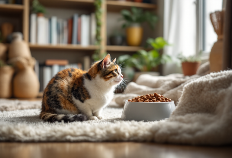 Gatto interno sano dopo desparasitazione