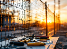 Medidas de seguridad en un sitio de construcción