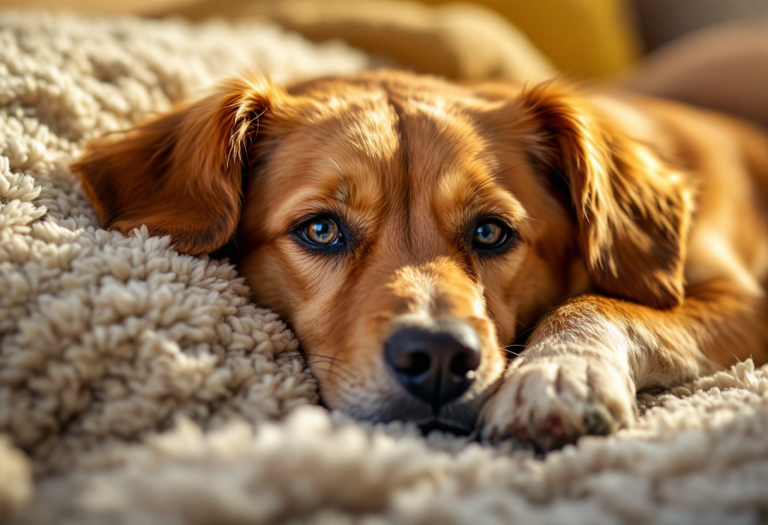 Mascota superando sus miedos con apoyo humano