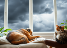 comprendiendo la ansiedad de tus mascotas durante las tormentas guida completa 1749524012