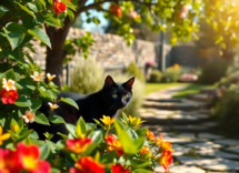 la conmovedora historia de una gata negra que encontro amor en un jardin 1749621085