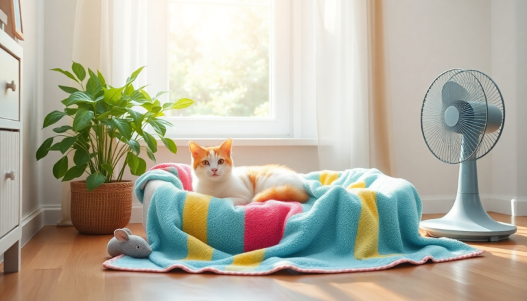 mantener a tu gato fresco y comodo en verano 1748989281