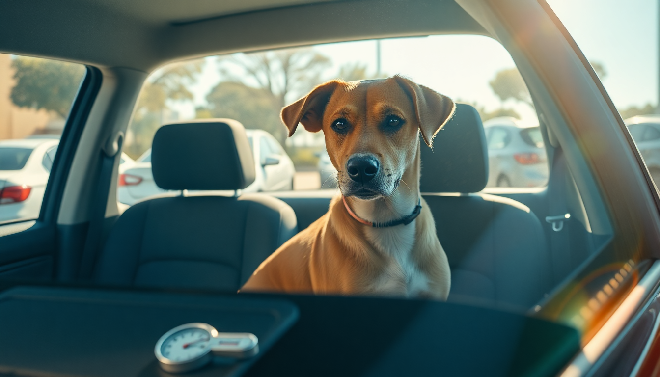 peligros de dejar a un perro solo en el coche 1751088813