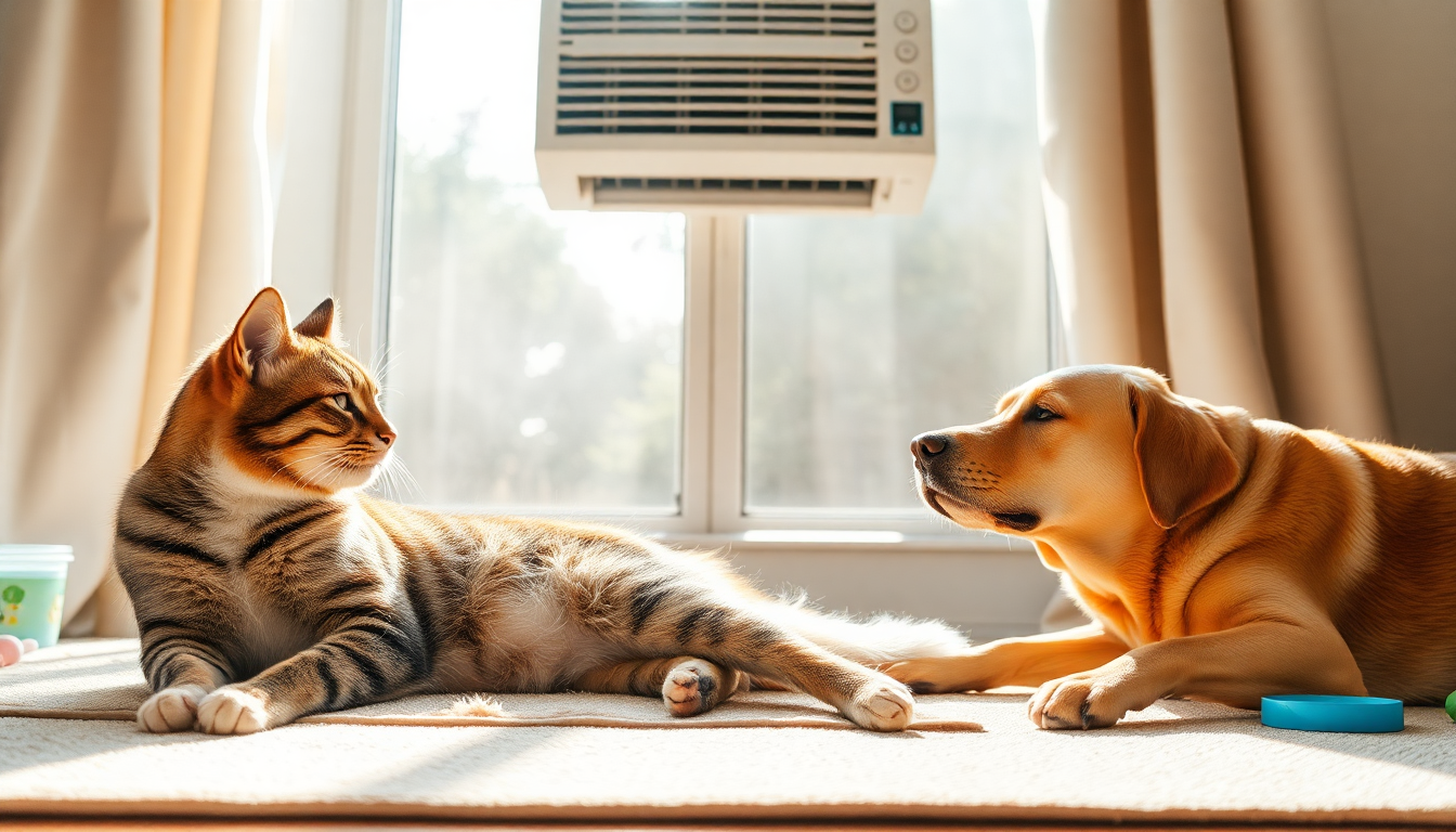 consejos para usar el aire acondicionado con perros y gatos 1752102731
