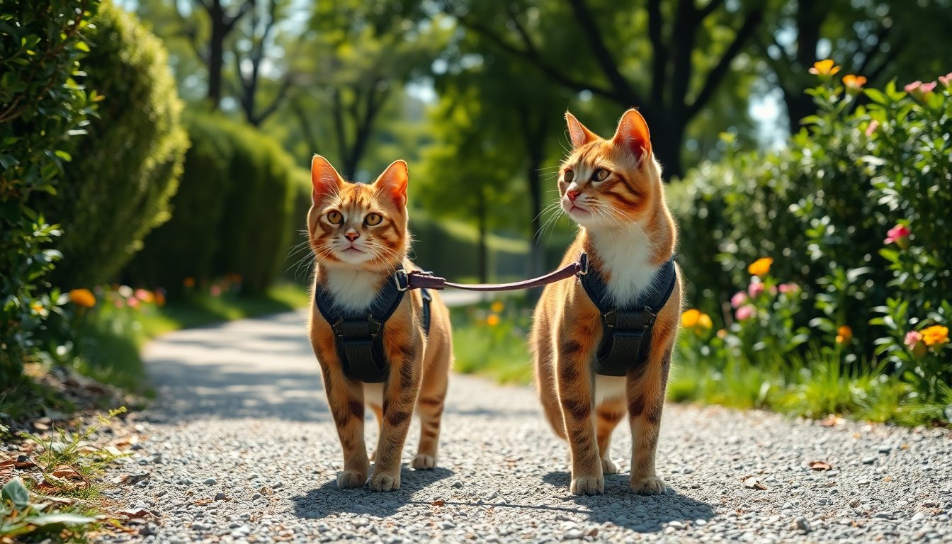 guia para pasear a tu gato con arnes y correa python 1757495701