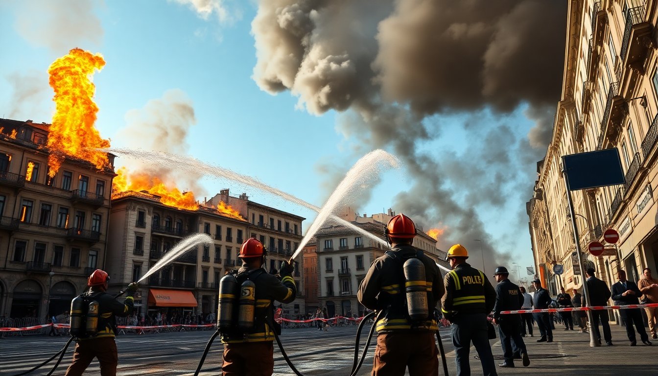 incendio in centro citta evacuazione e intervento delle forze dellordine 1760179854