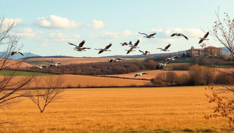 los mejores destinos en italia para observar la migracion de gruas 1764477339