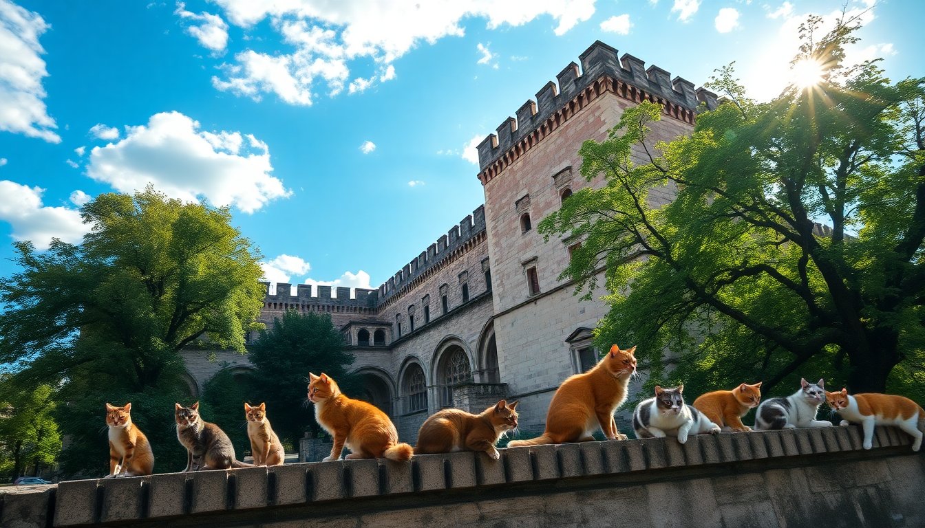 gatos del castillo sforzesco de milan un vinculo fascinante entre historia y modernidad 1769968848