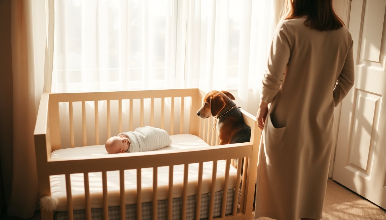 Cómo adaptar al perro a un recién nacido